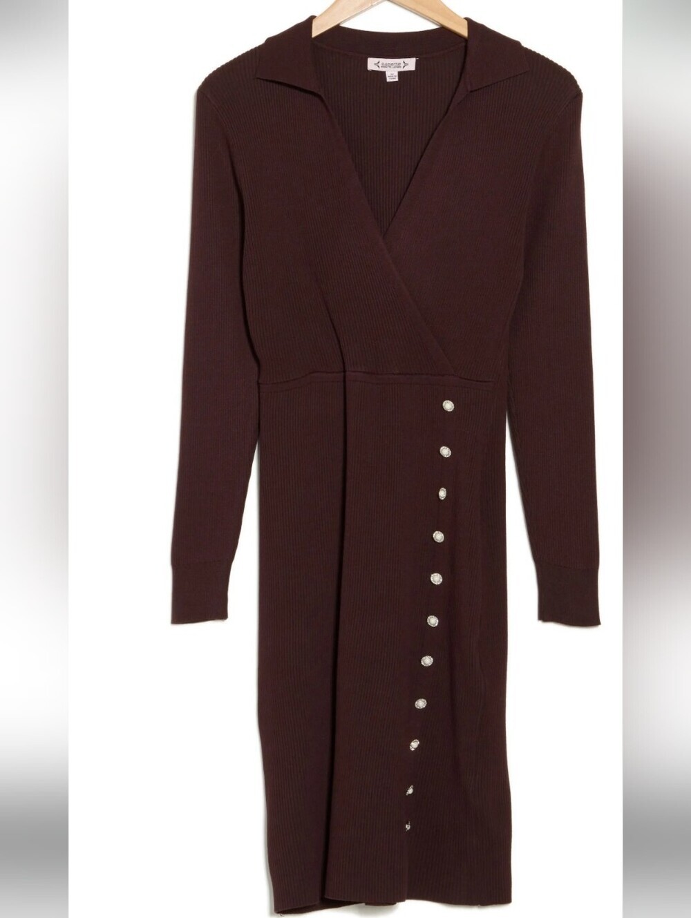 Calvin Klein Burgundy Dress *NWT *Large